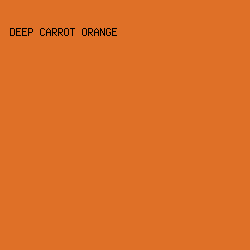 df7027 - Deep Carrot Orange color image preview
