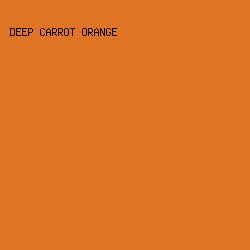 e17327 - Deep Carrot Orange color image preview