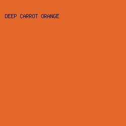 e4682a - Deep Carrot Orange color image preview