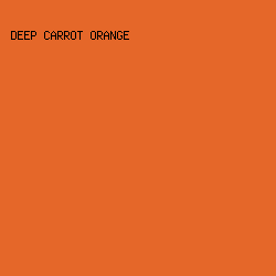 e56729 - Deep Carrot Orange color image preview
