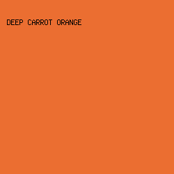 eb6e31 - Deep Carrot Orange color image preview