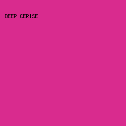 D92B8E - Deep Cerise color image preview