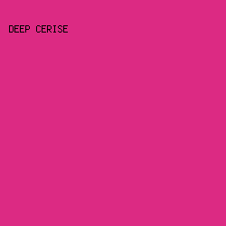 DC2A83 - Deep Cerise color image preview