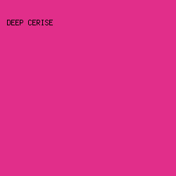 E12E8A - Deep Cerise color image preview