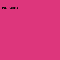 dd367c - Deep Cerise color image preview