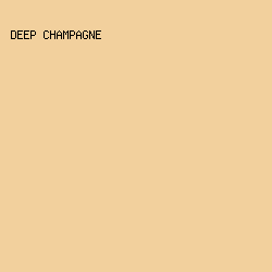 F2D09D - Deep Champagne color image preview