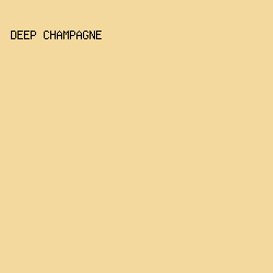 F3D99E - Deep Champagne color image preview