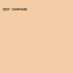 F4CDA6 - Deep Champagne color image preview
