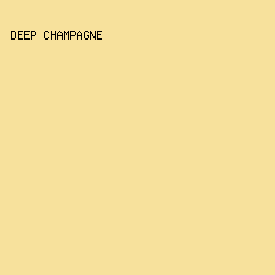 F7E19C - Deep Champagne color image preview