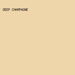 efd5aa - Deep Champagne color image preview