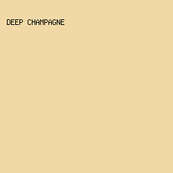 f1d9a7 - Deep Champagne color image preview