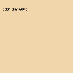 f2d6ab - Deep Champagne color image preview