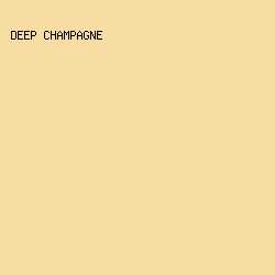 f7dda3 - Deep Champagne color image preview