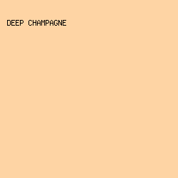 fed4a4 - Deep Champagne color image preview
