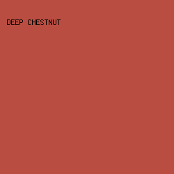 BA4D41 - Deep Chestnut color image preview