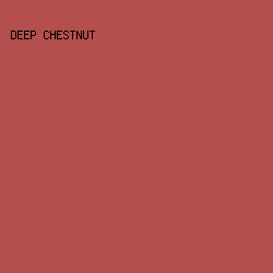 b44f4e - Deep Chestnut color image preview