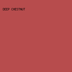b74c4d - Deep Chestnut color image preview