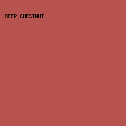 b7534e - Deep Chestnut color image preview