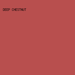 b84f4e - Deep Chestnut color image preview