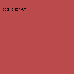 ba4a4c - Deep Chestnut color image preview