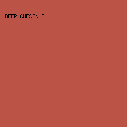 bb5347 - Deep Chestnut color image preview