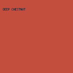 c44e3e - Deep Chestnut color image preview