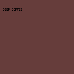 663d3b - Deep Coffee color image preview