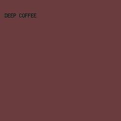 693d3d - Deep Coffee color image preview