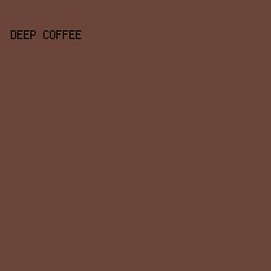6B453A - Deep Coffee color image preview
