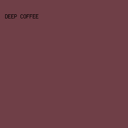 6F3F47 - Deep Coffee color image preview