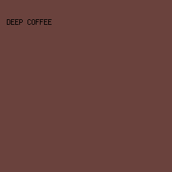 6a423d - Deep Coffee color image preview
