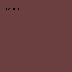 6b3f3f - Deep Coffee color image preview