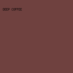 6f413f - Deep Coffee color image preview