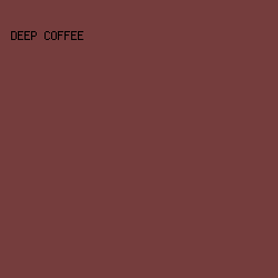 753D3D - Deep Coffee color image preview