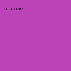 BC43B7 - Deep Fuchsia color image preview