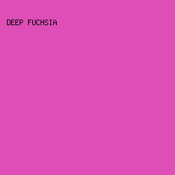 DD4FB7 - Deep Fuchsia color image preview