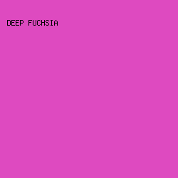 DE4AC0 - Deep Fuchsia color image preview