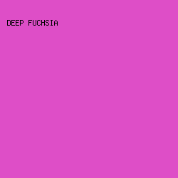 de4ec7 - Deep Fuchsia color image preview