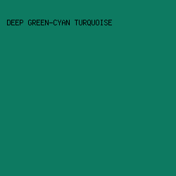 0d7a61 - Deep Green-Cyan Turquoise color image preview