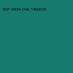 167a6f - Deep Green-Cyan Turquoise color image preview