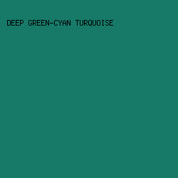 177A69 - Deep Green-Cyan Turquoise color image preview