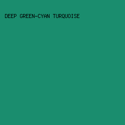1A8D6E - Deep Green-Cyan Turquoise color image preview