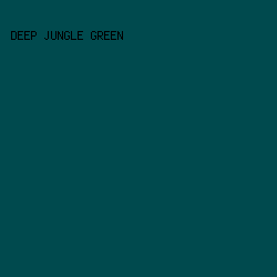 004a4e - Deep Jungle Green color image preview