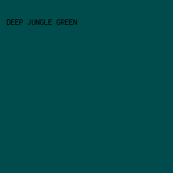 004b4b - Deep Jungle Green color image preview