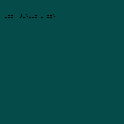 054B4A - Deep Jungle Green color image preview