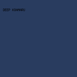 293c5f - Deep Koamaru color image preview