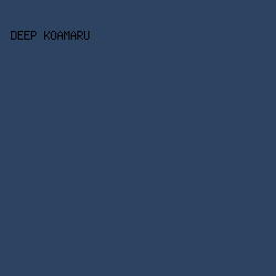 2D4362 - Deep Koamaru color image preview