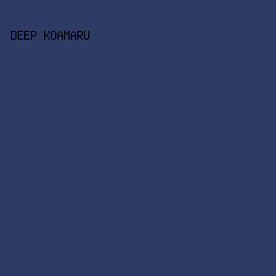 2E3B65 - Deep Koamaru color image preview