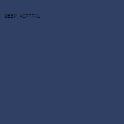 2F4064 - Deep Koamaru color image preview