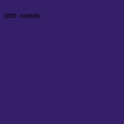 361F69 - Deep Koamaru color image preview
